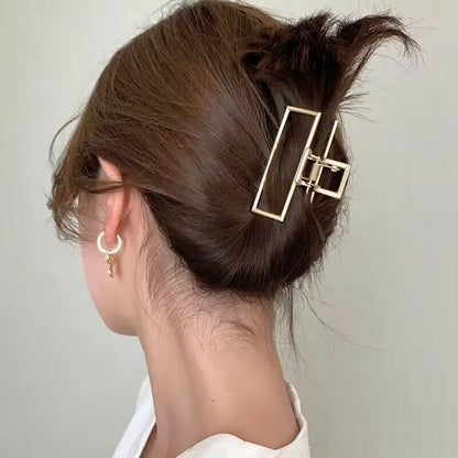 2025 New Vintage Ribbon Bow Hair Claws Exquisite Metal Hair Clip Clasp Hairpins For Women Hair Accessories Barrettes Shark Clips