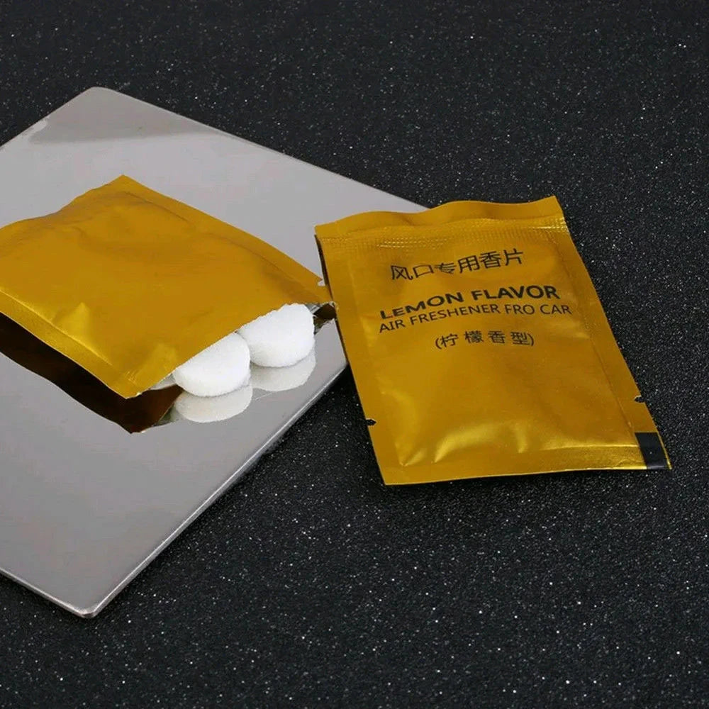 5Pcs Car Air Fresheners Refills Car Air Vent Clip Flavor Replacement Set Solid Fragrance Scent Air Freshener Refill Tablets