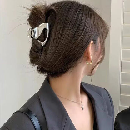 2025 New Vintage Ribbon Bow Hair Claws Exquisite Metal Hair Clip Clasp Hairpins For Women Hair Accessories Barrettes Shark Clips