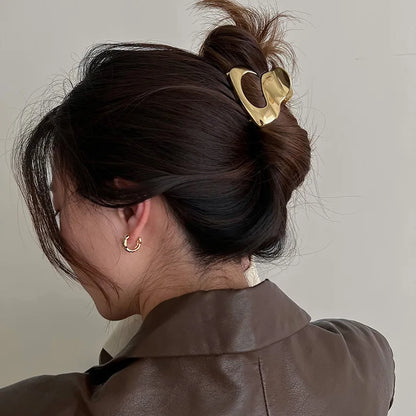 2025 New Vintage Ribbon Bow Hair Claws Exquisite Metal Hair Clip Clasp Hairpins For Women Hair Accessories Barrettes Shark Clips